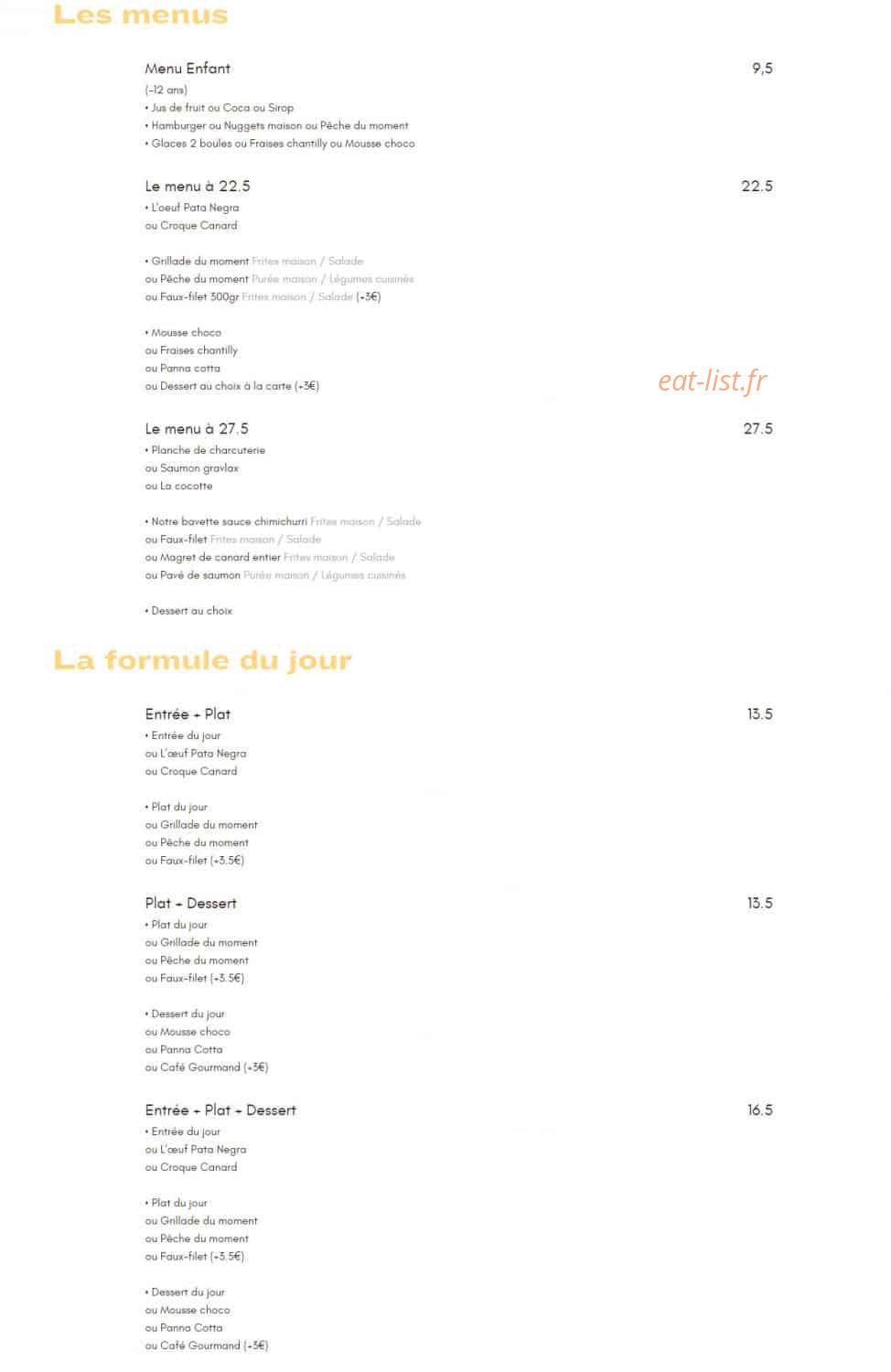 La Côte & l'Arête — carte page 5