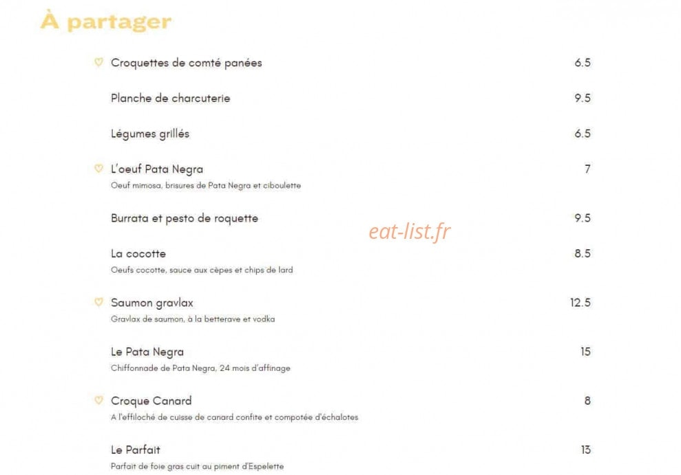 La Côte & l'Arête — carte page 1