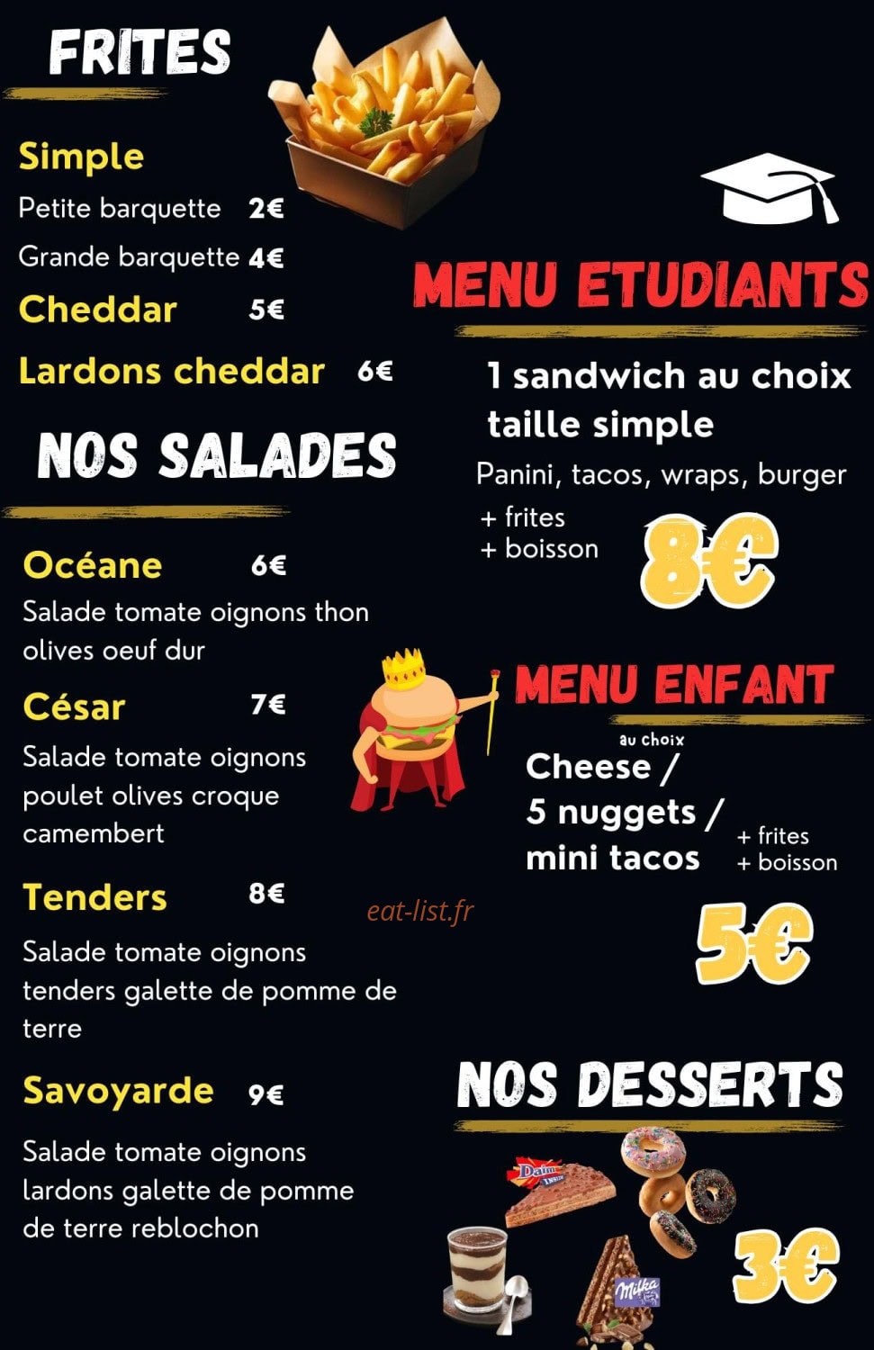 La grillade royale — carte page 3
