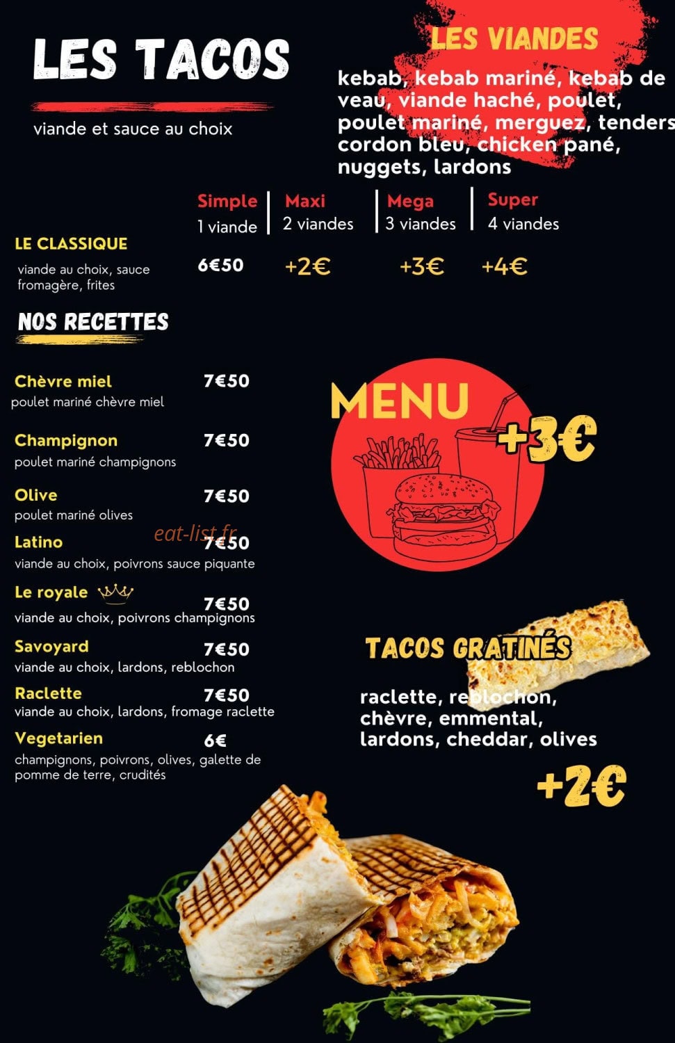 La grillade royale — carte page 2