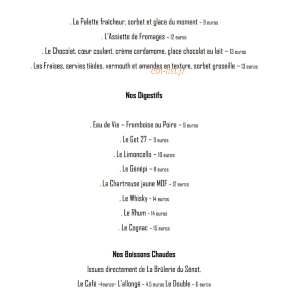 La Table de Lans — carte page 1