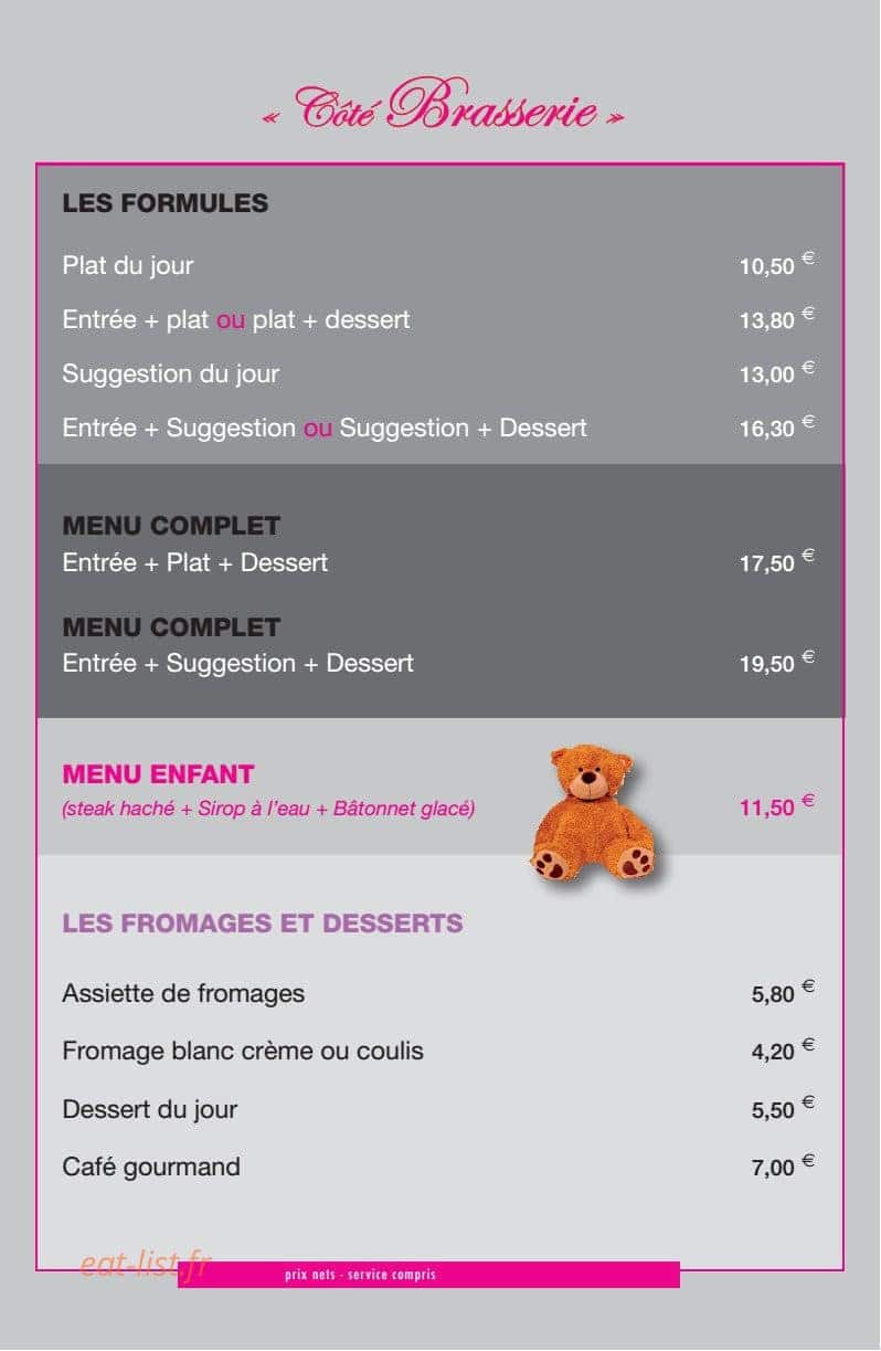Le Caveau — carte page 2