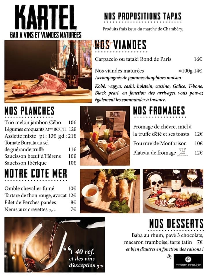 Le Kartel — carte page 1