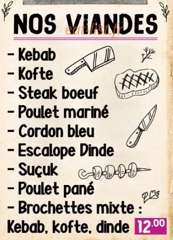 Le King — carte page 2