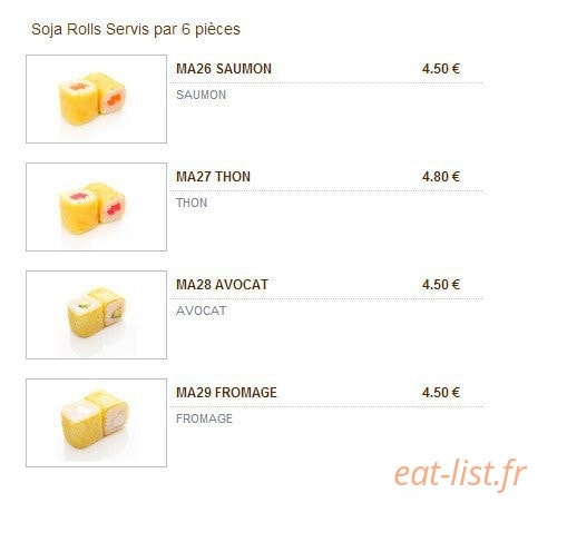 Le Patio — carte page 7
