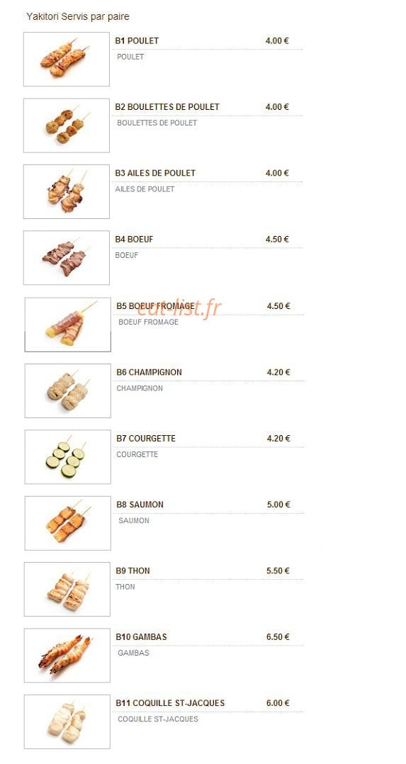 Le Patio — carte page 10