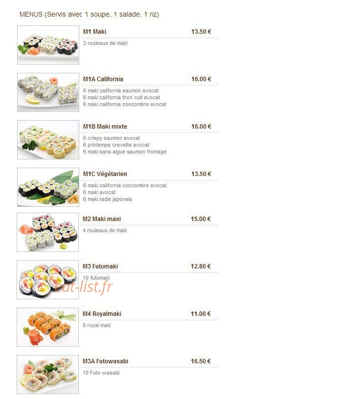 Le Patio — carte page 13