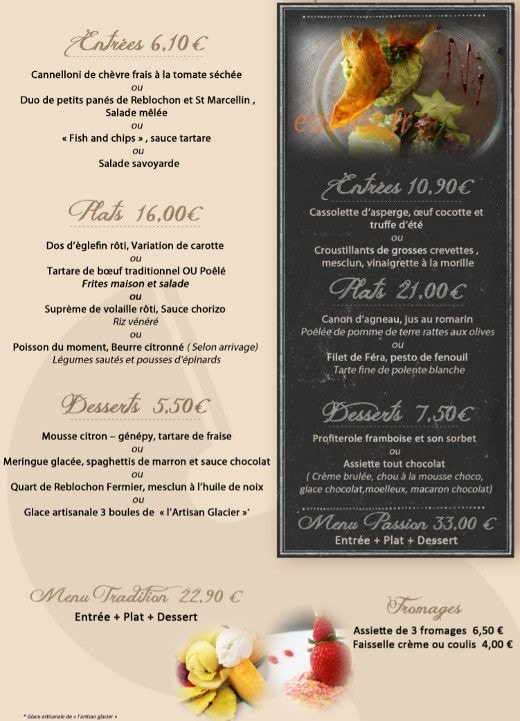 Le Savoyard — carte page 2