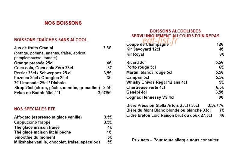 Le Scone House — carte page 4