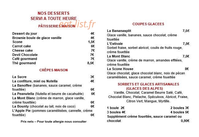Le Scone House — carte page 3