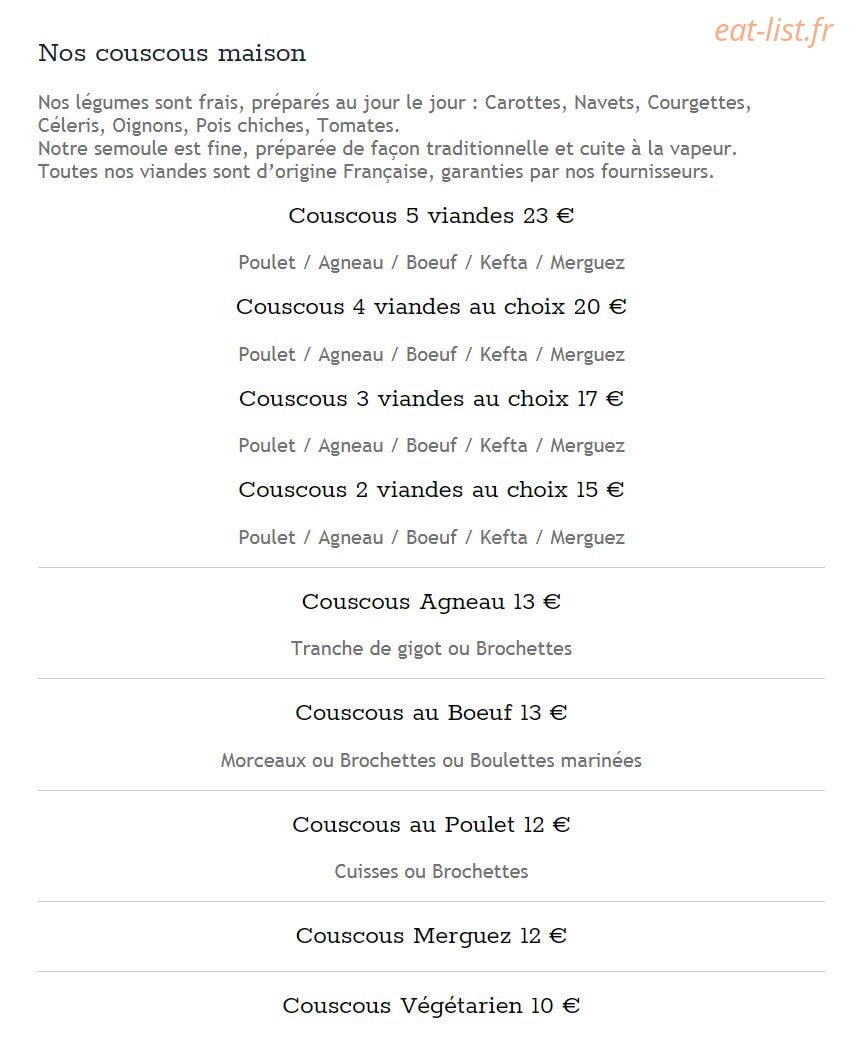 Les Nuits Du Sud — carte page 3