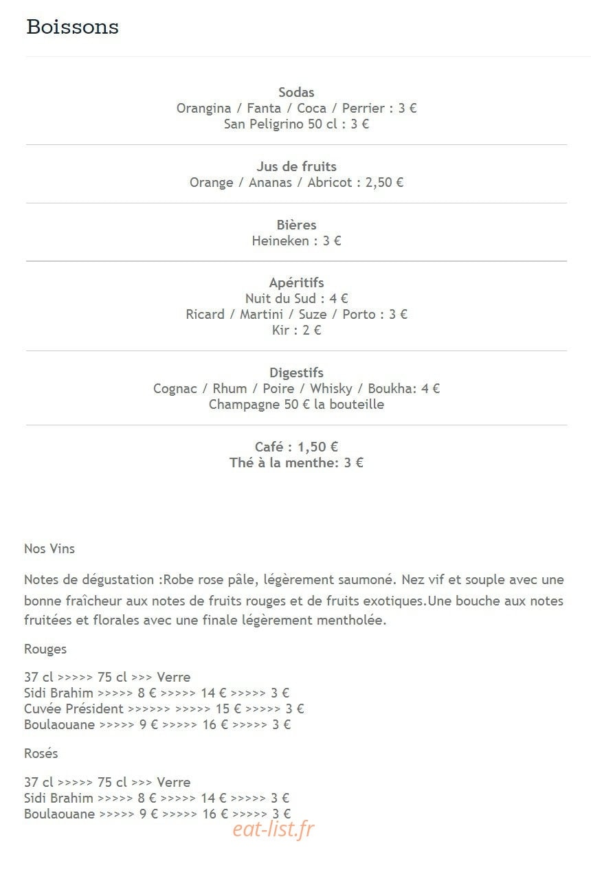 Les Nuits Du Sud — carte page 5