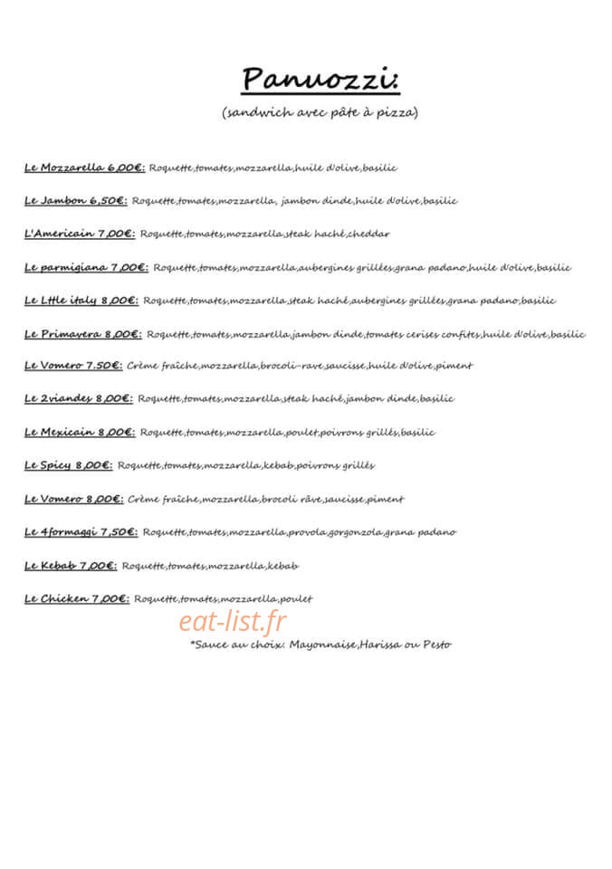 Little Italy — carte page 2