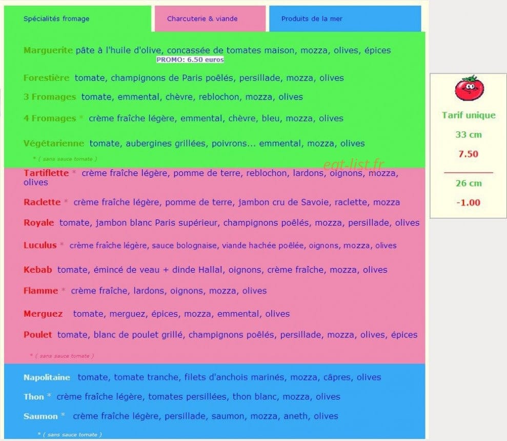 Luculus — carte page 1