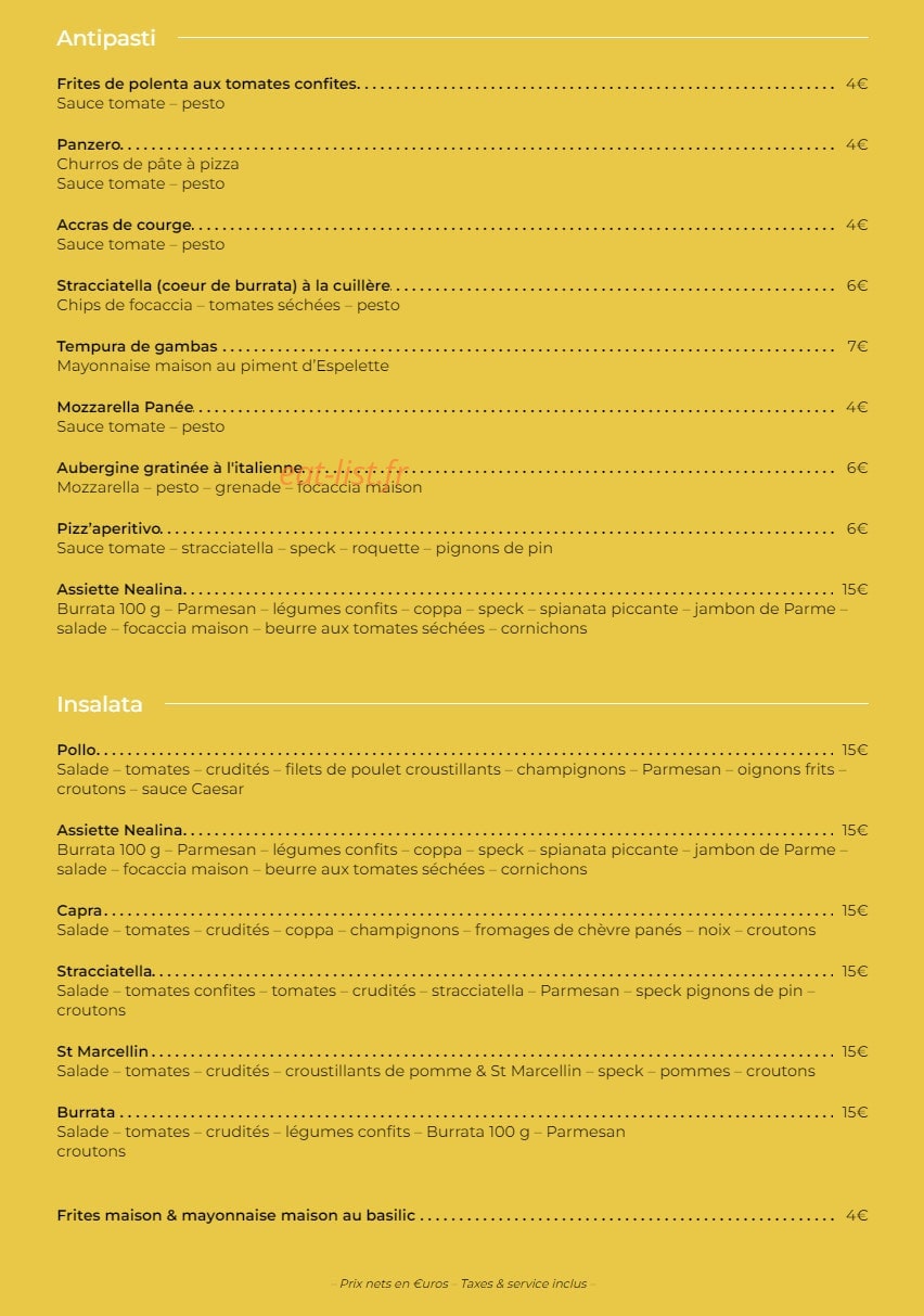 Nealina — carte page 1