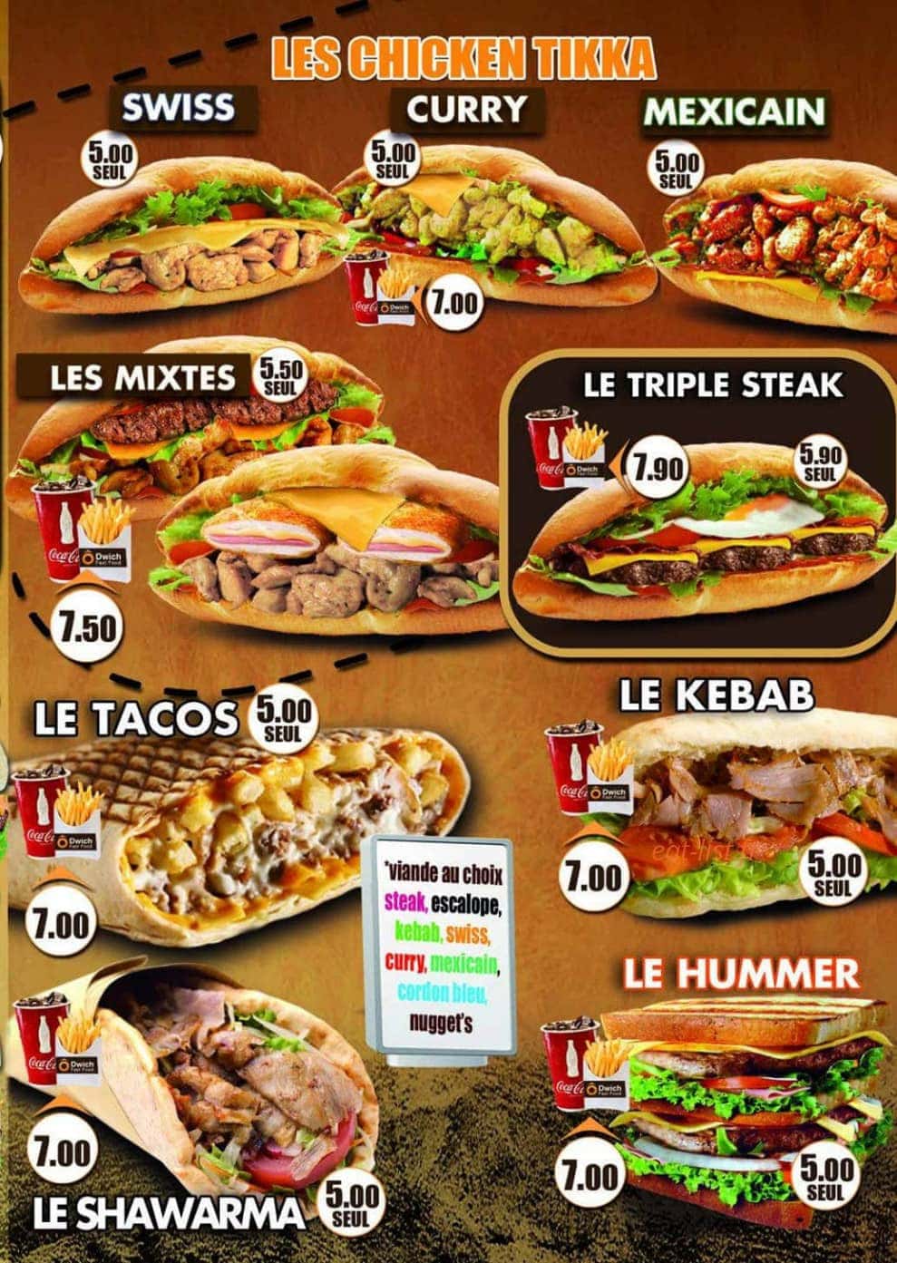 Ô Dwich — carte page 3