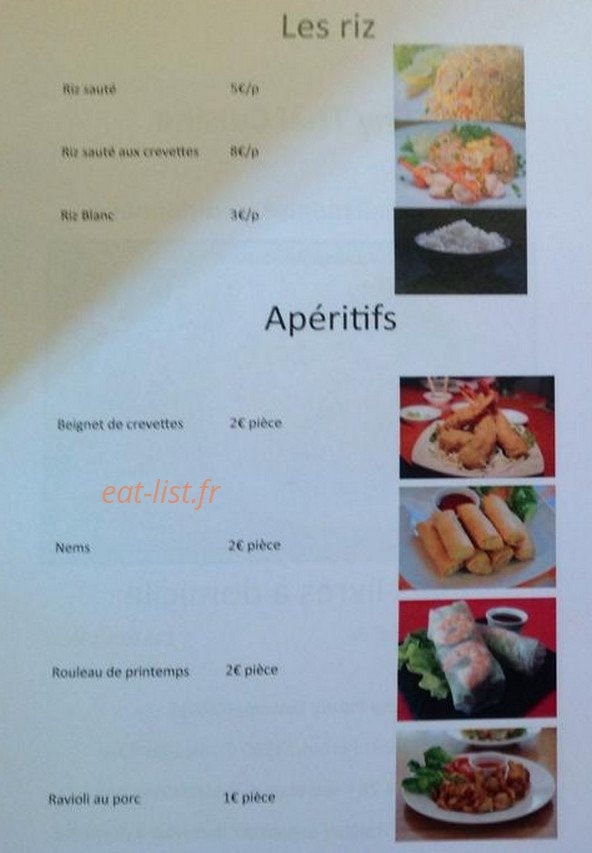 Onny Thai cuisine — carte page 2