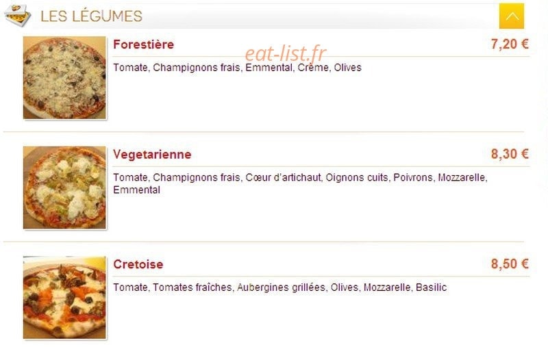 Pizza'Chic — carte page 7