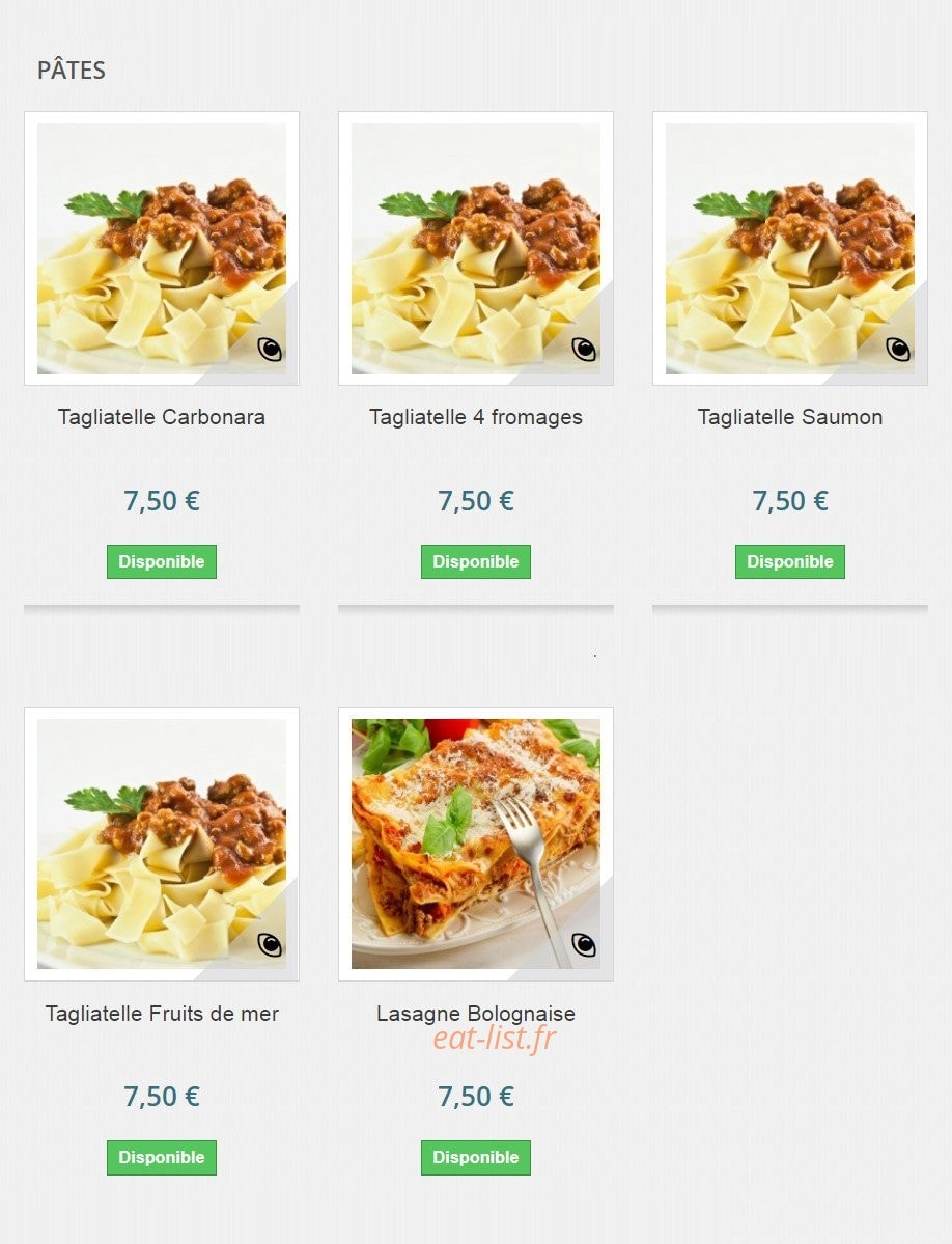 Pizza Di Napoli — carte page 16