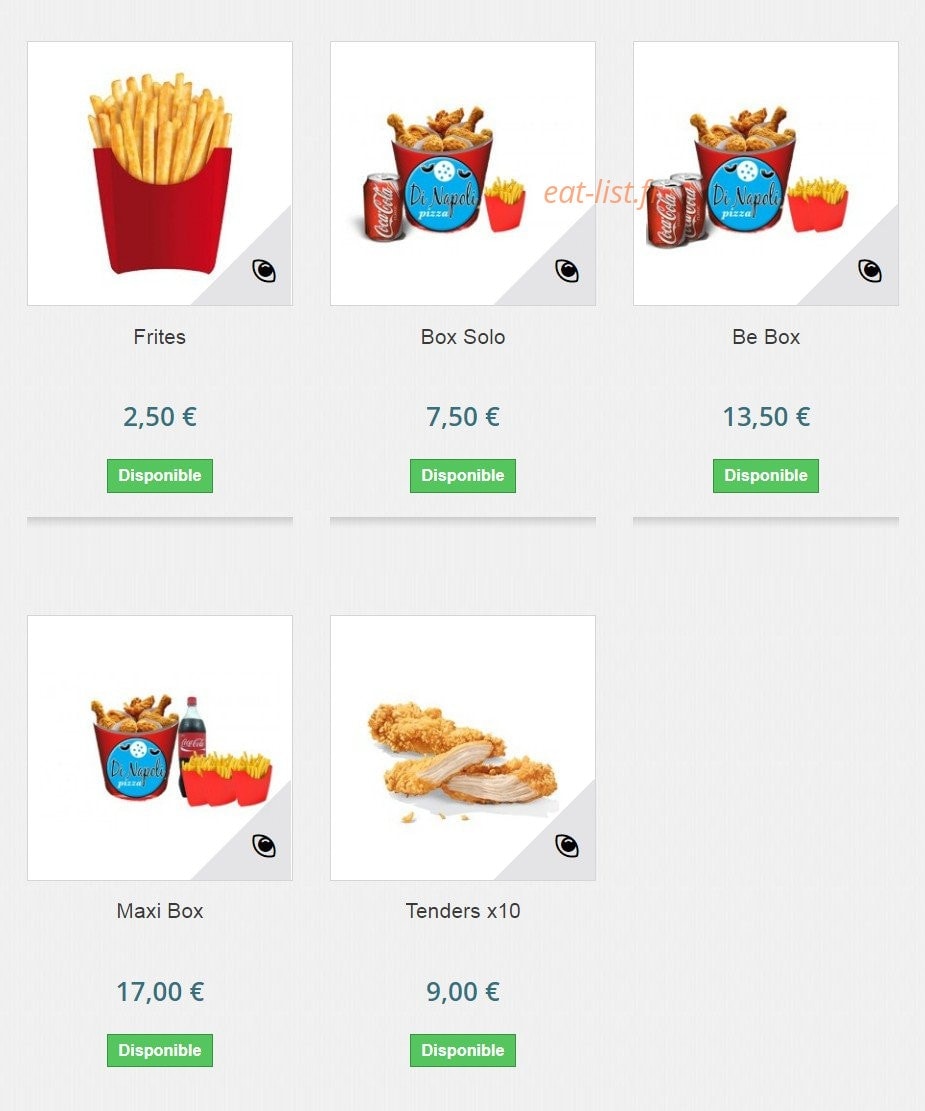 Pizza Di Napoli — carte page 18