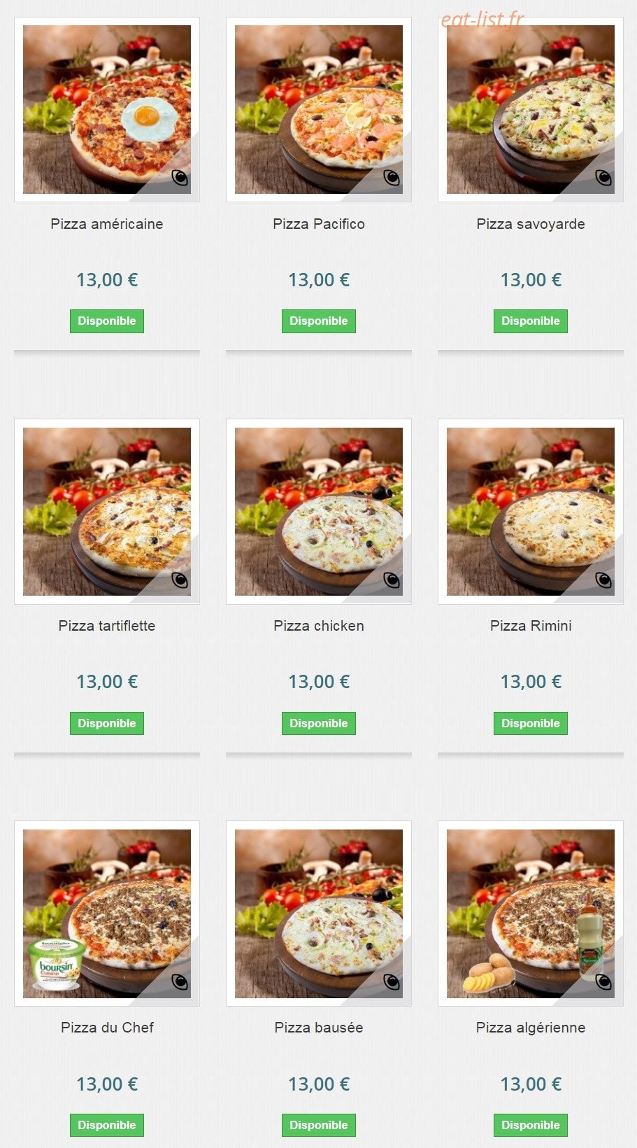 Pizza Di Napoli — carte page 7