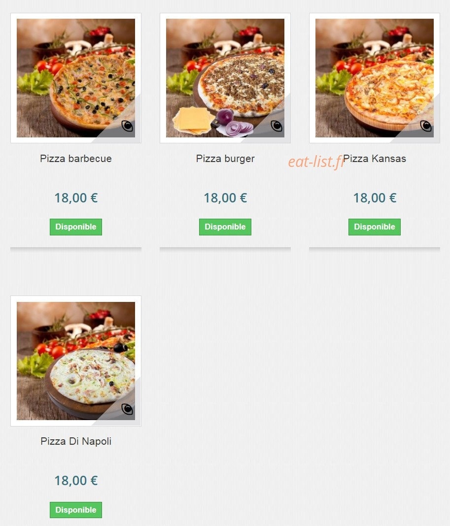 Pizza Di Napoli — carte page 12