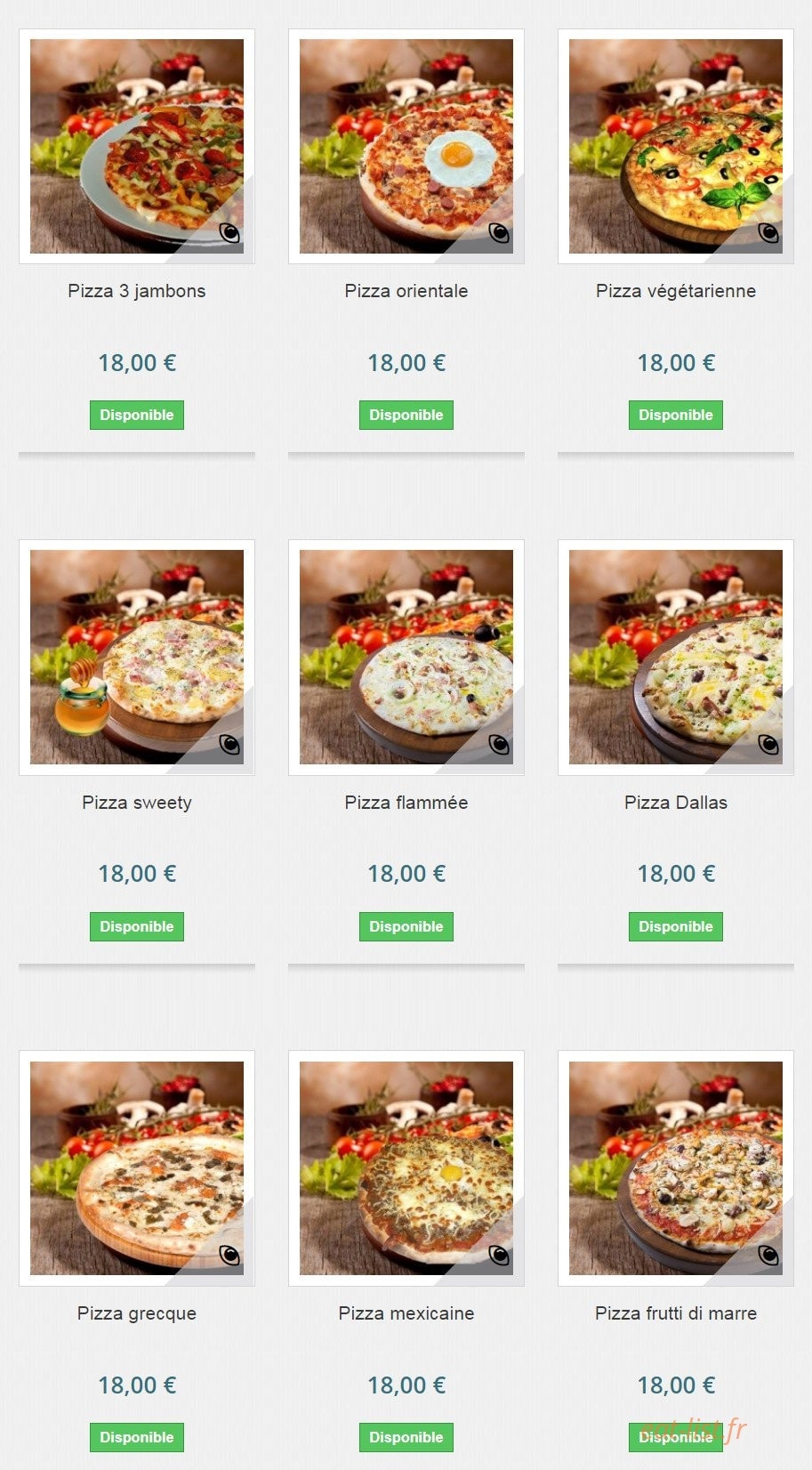 Pizza Di Napoli — carte page 10