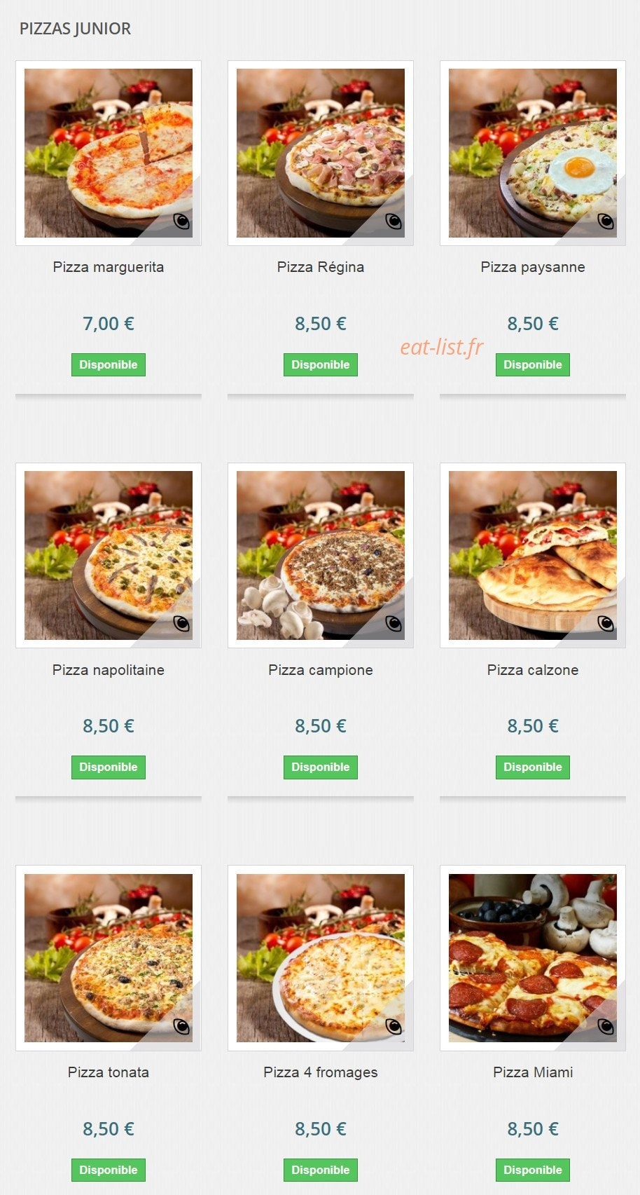 Pizza Di Napoli — carte page 1