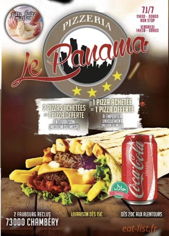 Pizza Panama 6 — carte page 1