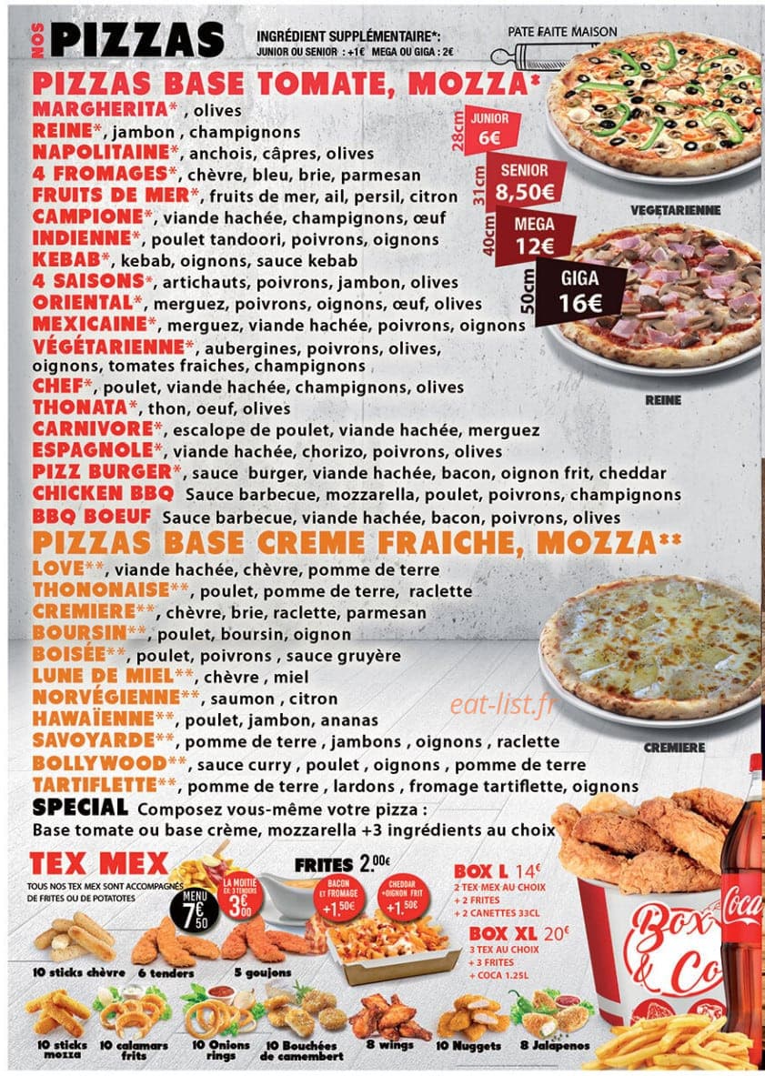 Pizza Story — carte page 3