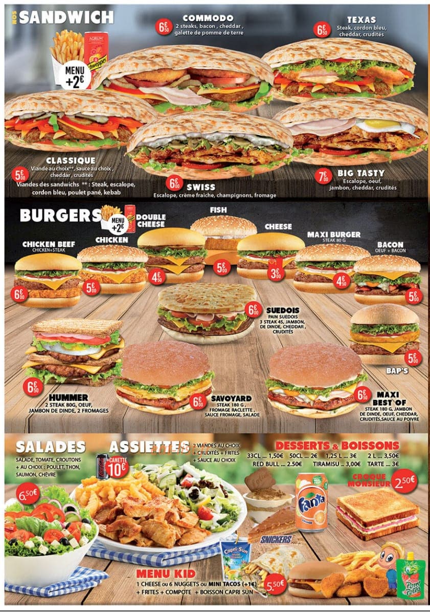 Pizza Story — carte page 4