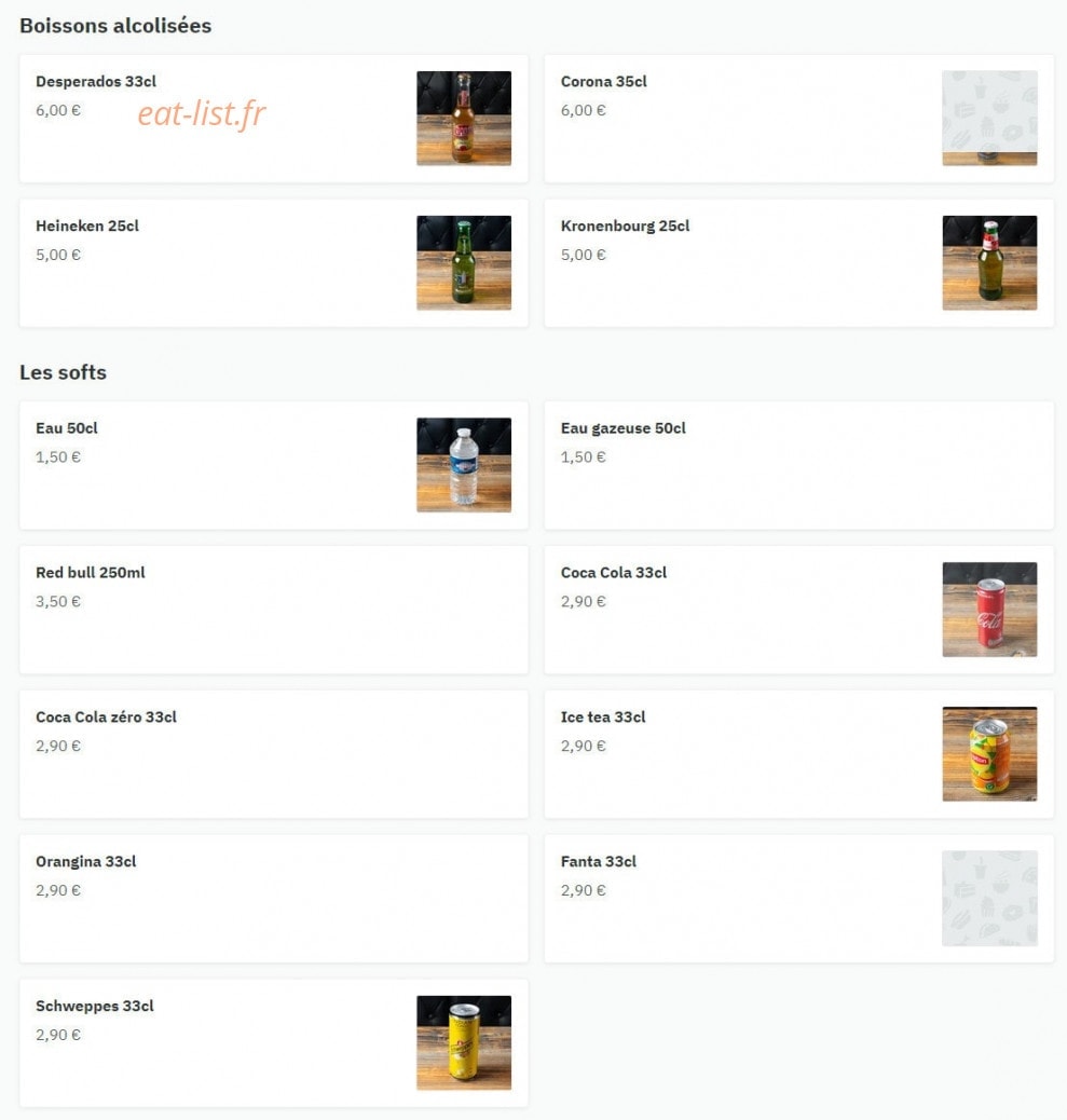 Pizza Uno Burger — carte page 4