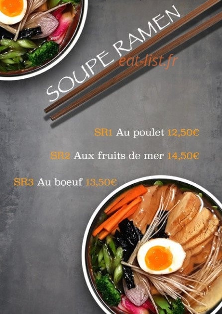 Restaurant Bambou D’Or — carte page 4