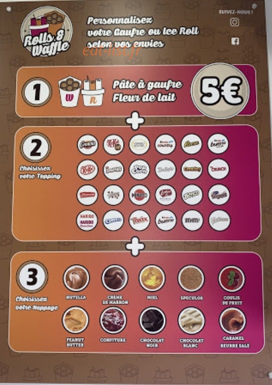 Rolls&Waffle — carte page 1