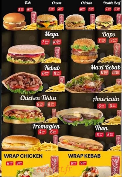 Super Tasty Food — carte page 2
