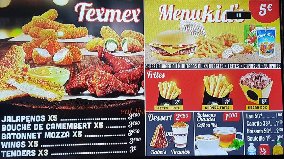 Suprême Tacos — carte page 4