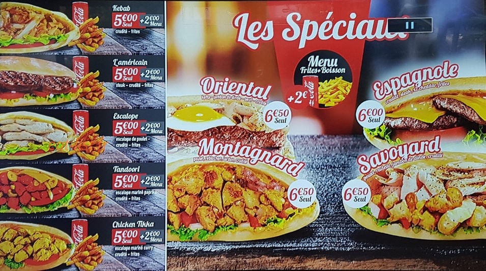 Suprême Tacos — carte page 1