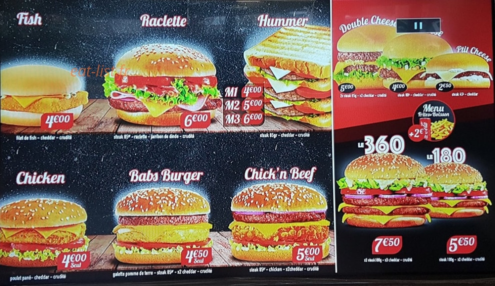 Suprême Tacos — carte page 2