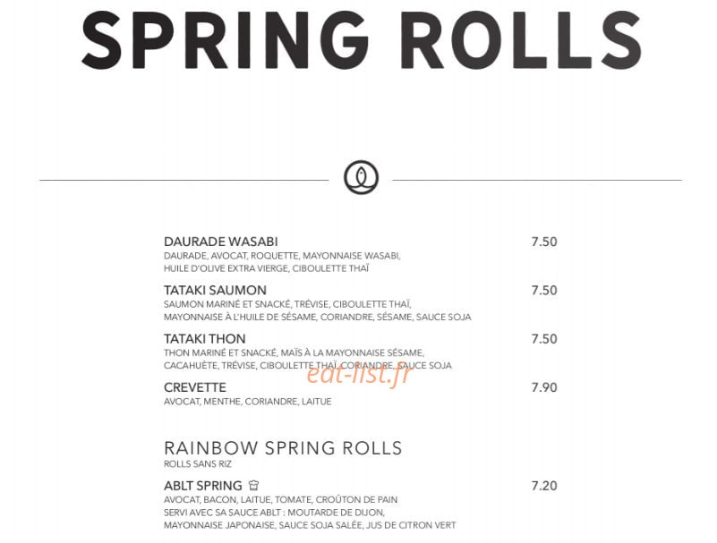 Sushi Shop — carte page 24