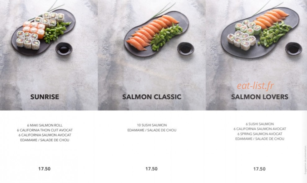 Sushi Shop — carte page 10