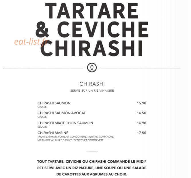 Sushi Shop — carte page 30