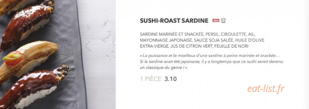 Sushi Shop — carte page 7