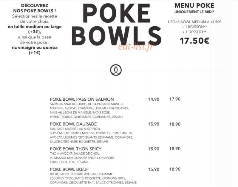 Sushi Shop — carte page 32