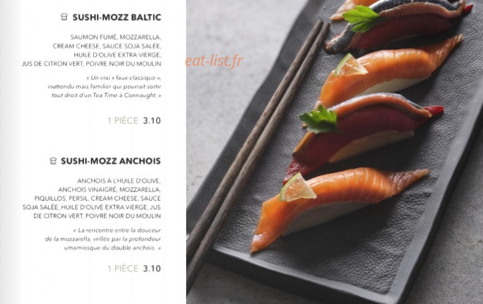 Sushi Shop — carte page 4