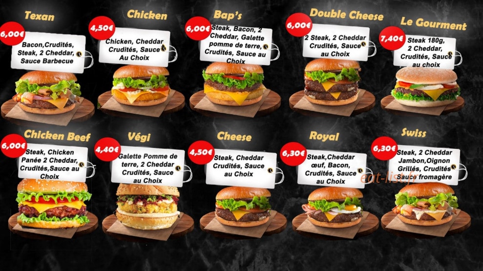 Tacos la street — carte page 2