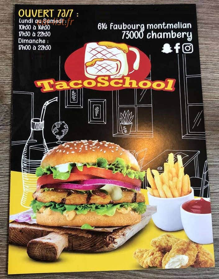 TacoSchool — carte page 1