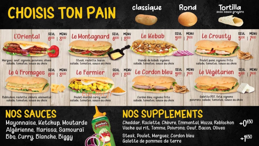 TacoSchool — carte page 3