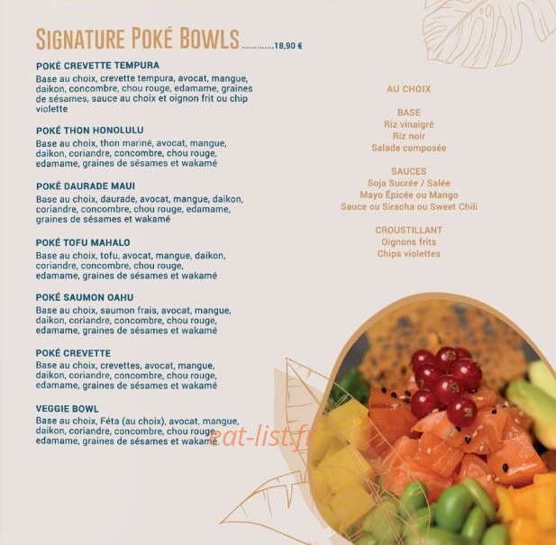 Umami — carte page 4