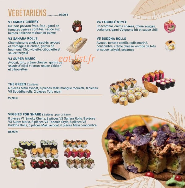 Umami — carte page 6