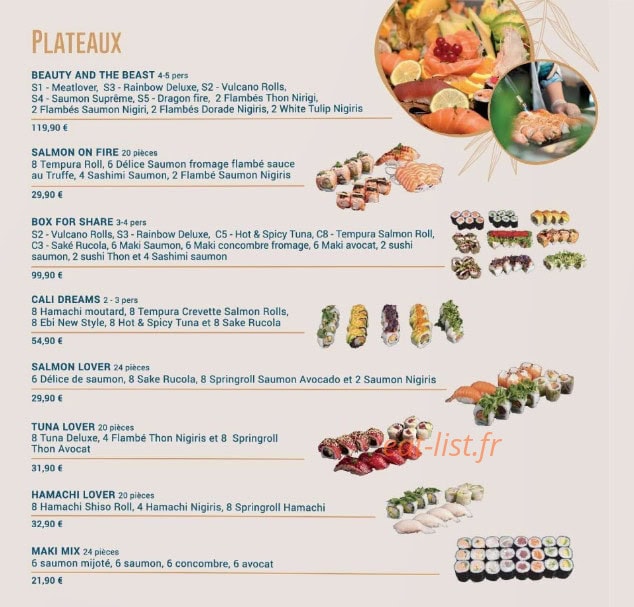 Umami — carte page 5